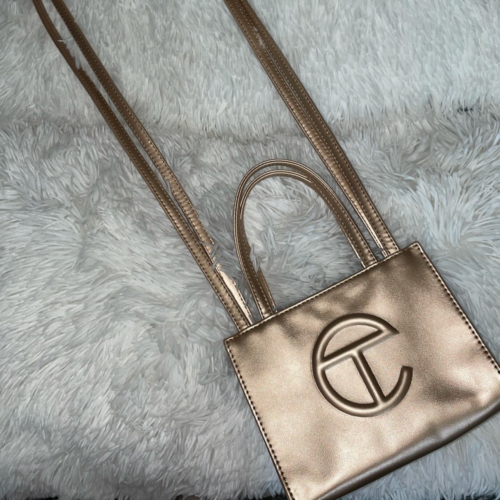 Copper Small Telfar Shopping Bag